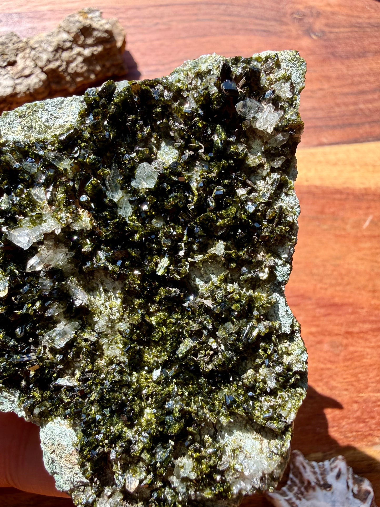 HIGH QUALITY EPIDOTE & QUARTZ