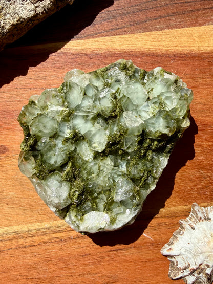 HIGH QUALITY EPIDOTE & QUARTZ
