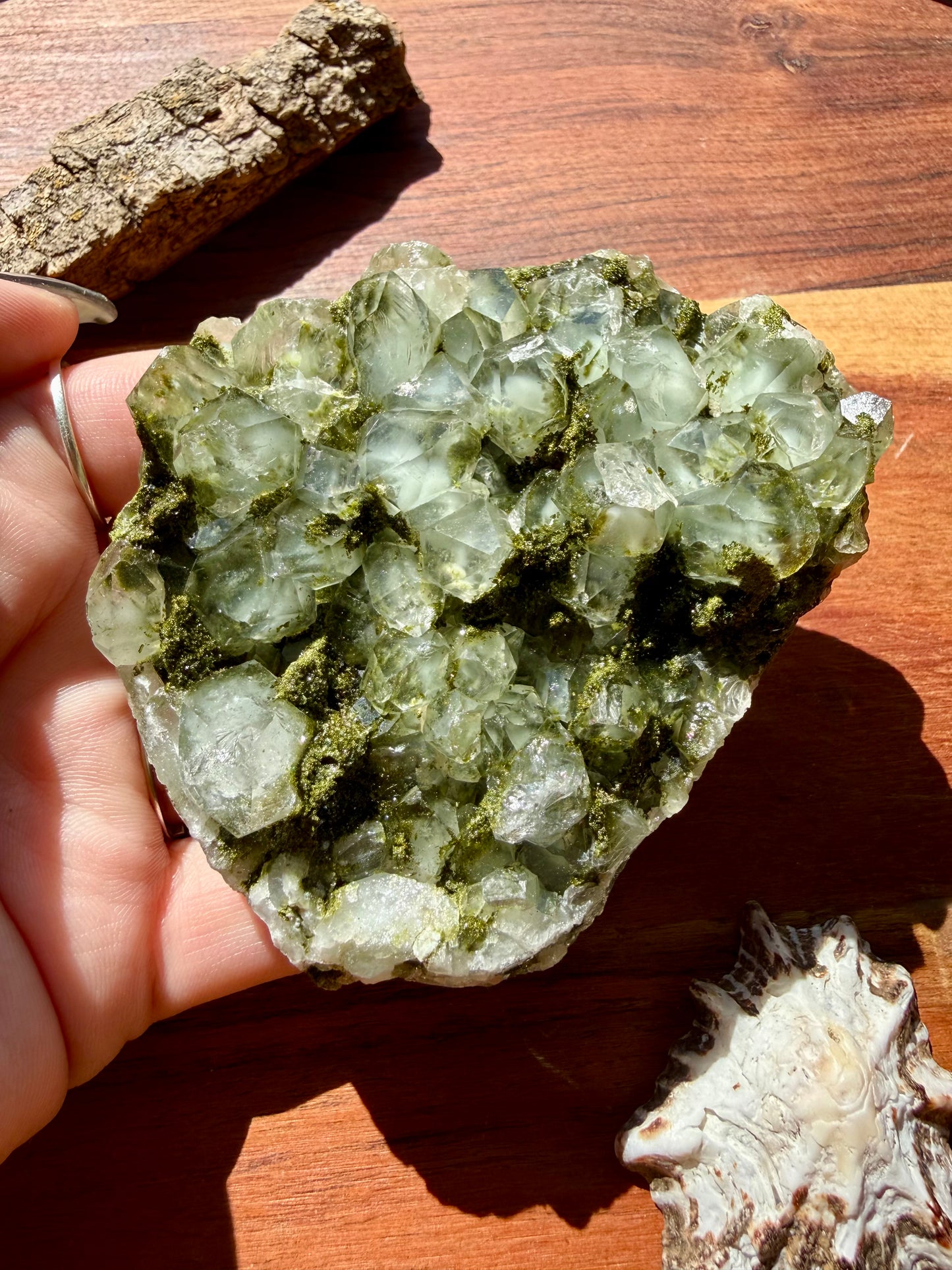 HIGH QUALITY EPIDOTE & QUARTZ