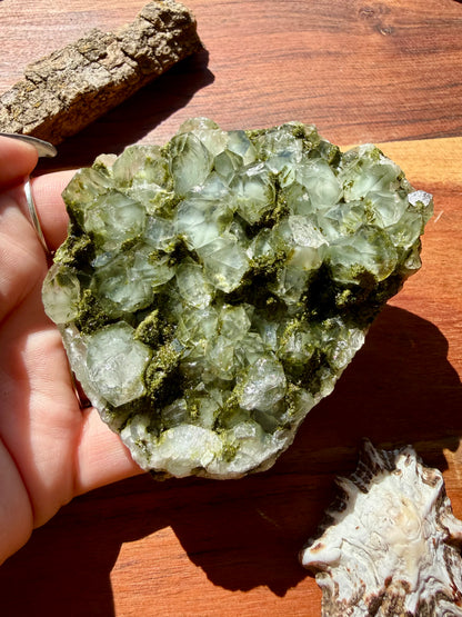 HIGH QUALITY EPIDOTE & QUARTZ