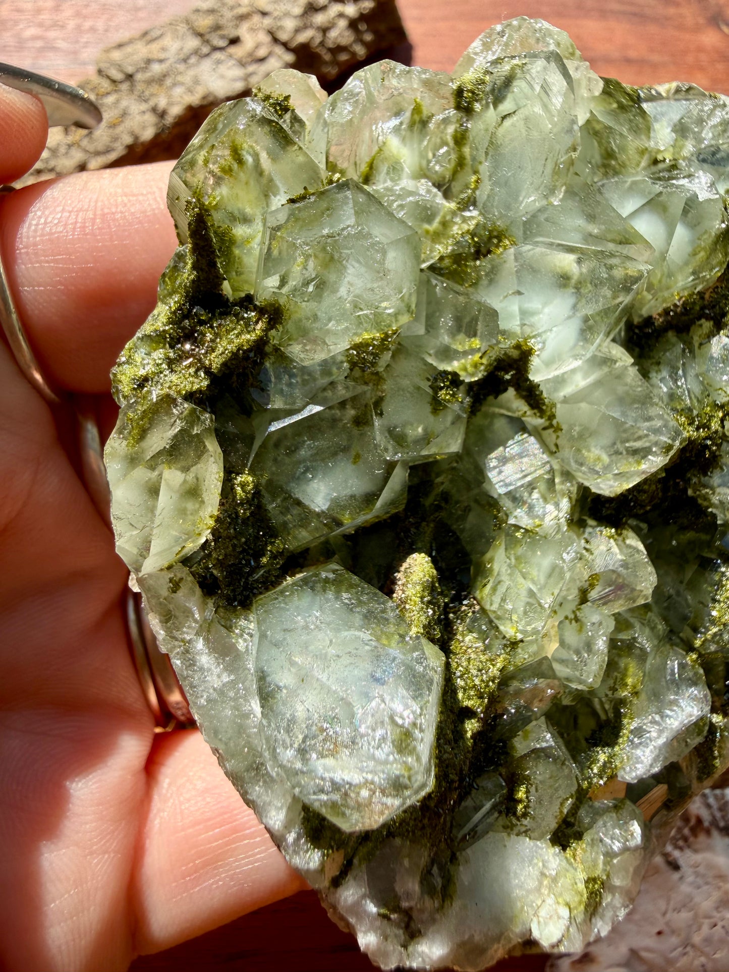 HIGH QUALITY EPIDOTE & QUARTZ