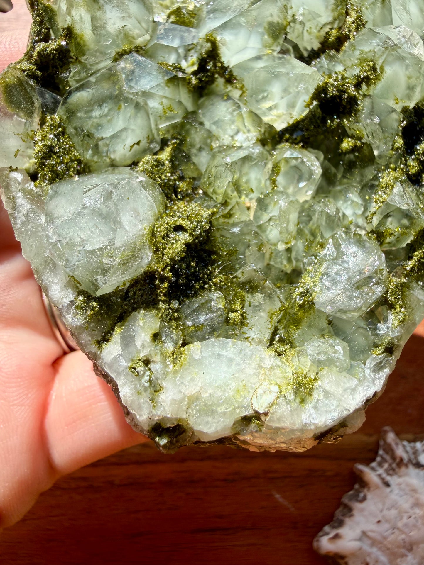 HIGH QUALITY EPIDOTE & QUARTZ