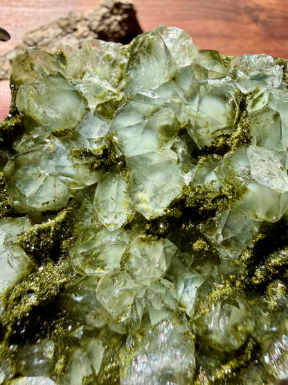 HIGH QUALITY EPIDOTE & QUARTZ