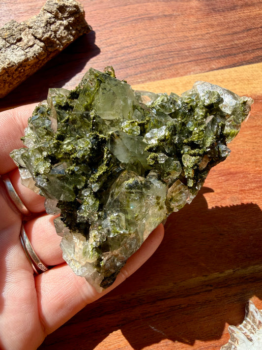 HIGH QUALITY EPIDOTE & QUARTZ