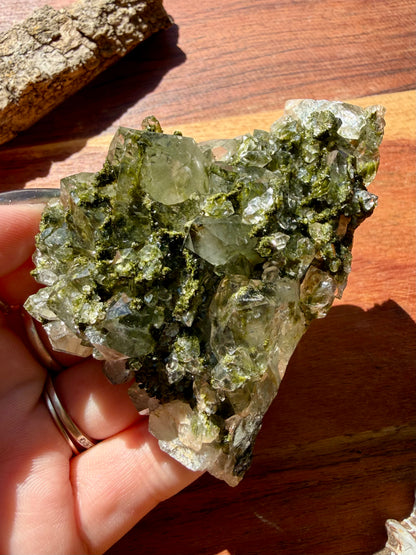 HIGH QUALITY EPIDOTE & QUARTZ