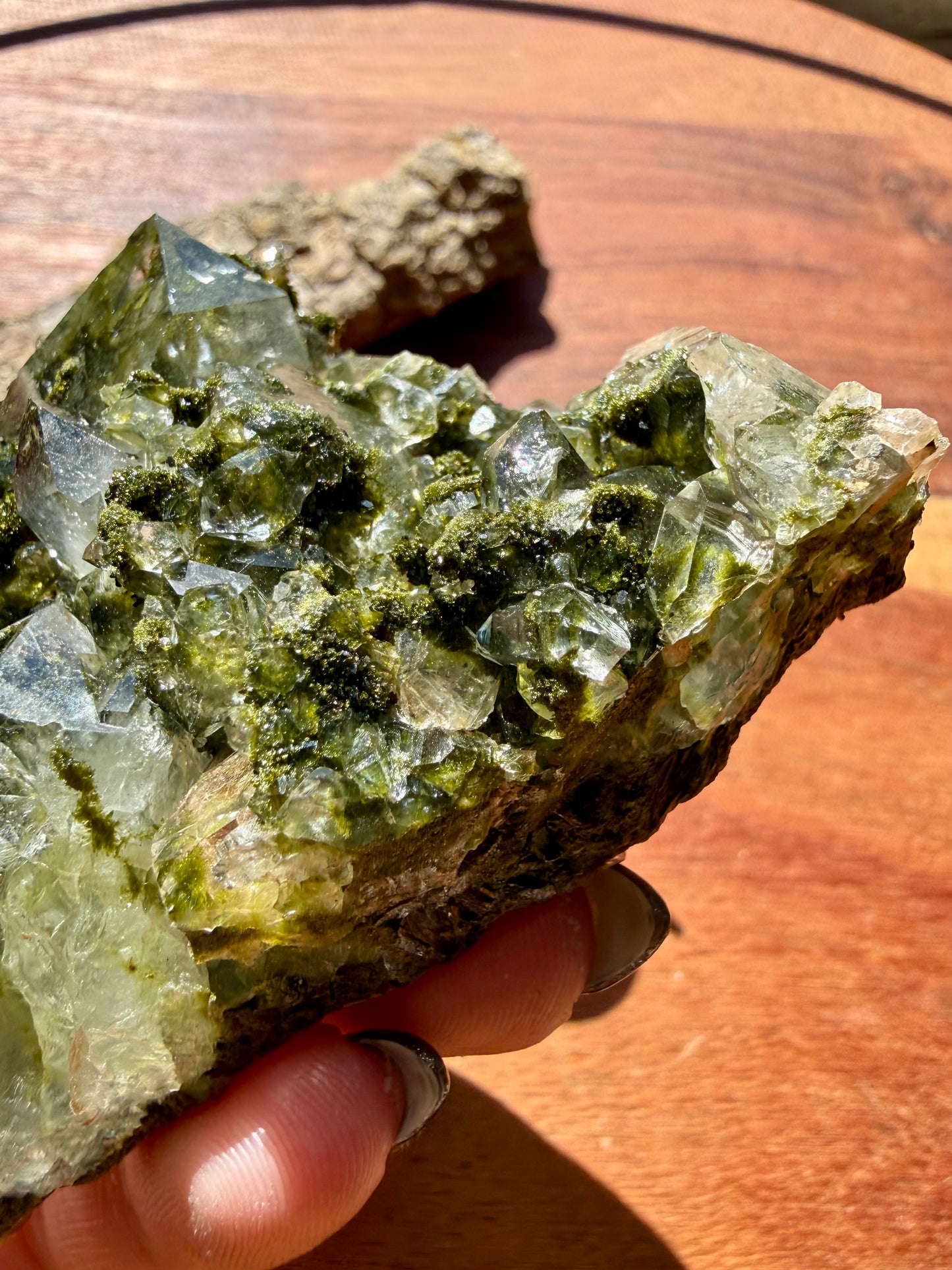 HIGH QUALITY EPIDOTE & QUARTZ