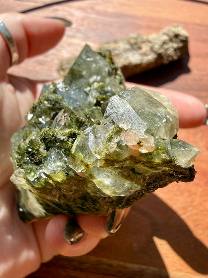 HIGH QUALITY EPIDOTE & QUARTZ