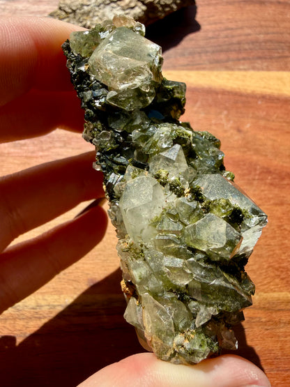 HIGH QUALITY EPIDOTE & QUARTZ