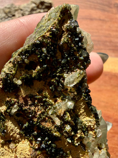HIGH QUALITY EPIDOTE & QUARTZ