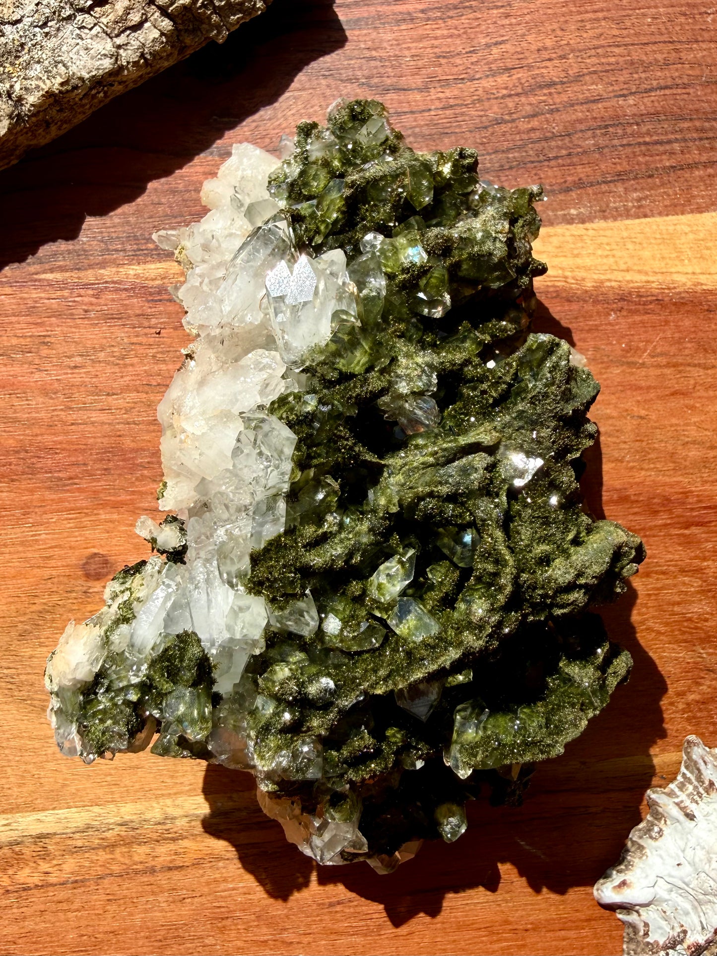 HIGH QUALITY EPIDOTE & QUARTZ