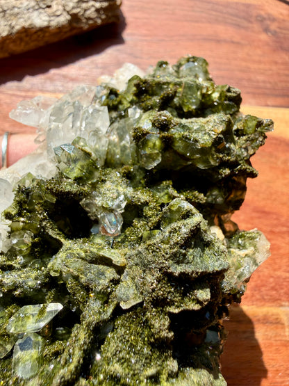 HIGH QUALITY EPIDOTE & QUARTZ