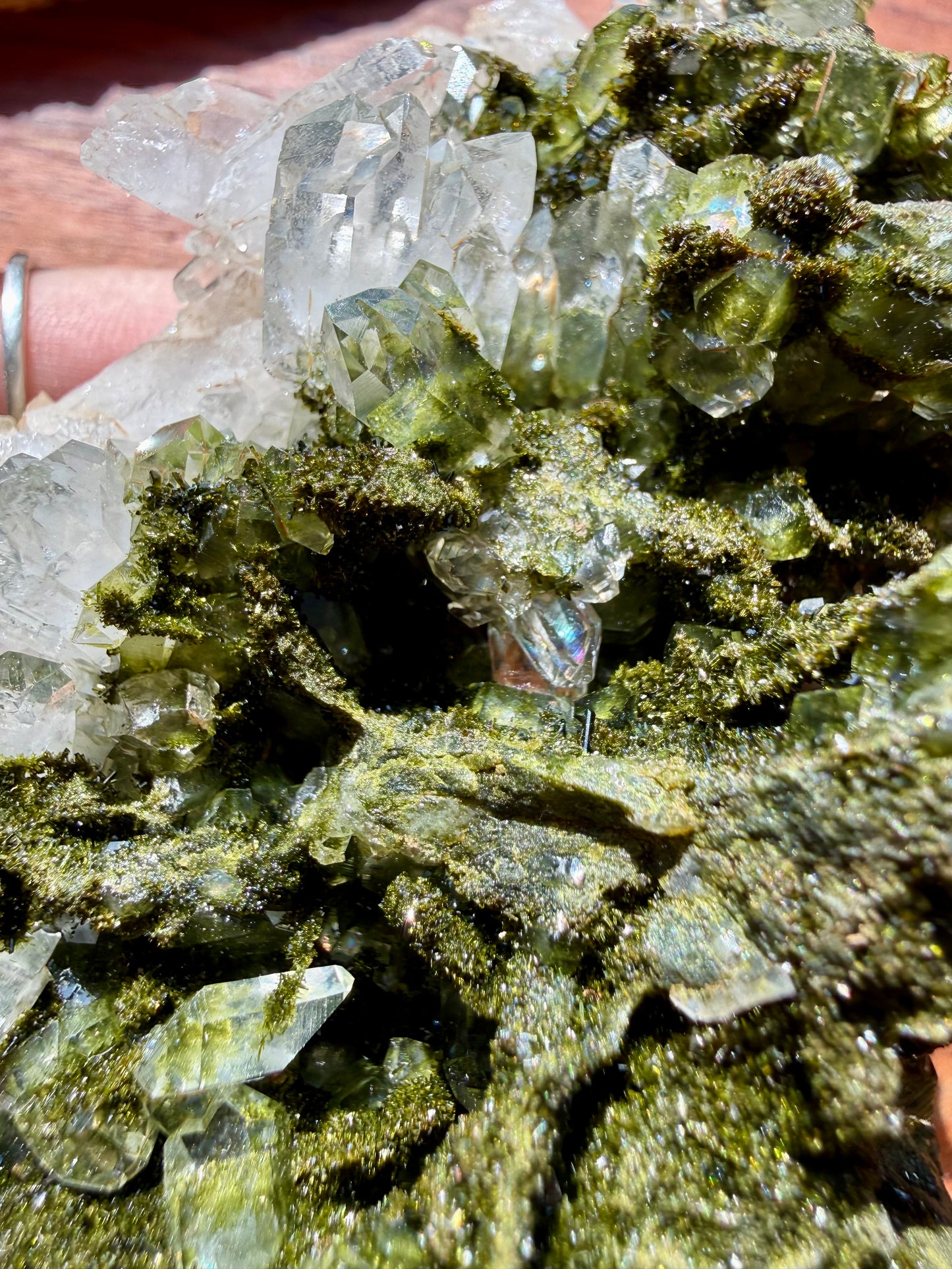 HIGH QUALITY EPIDOTE & QUARTZ