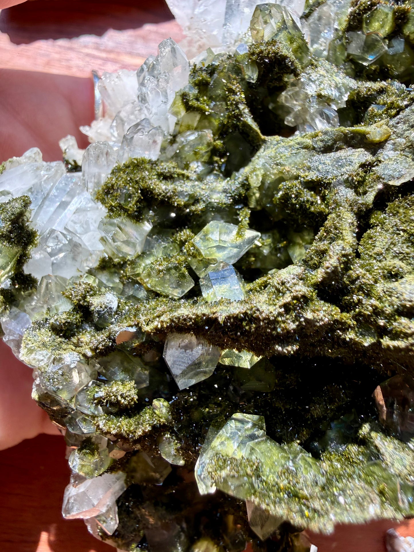 HIGH QUALITY EPIDOTE & QUARTZ