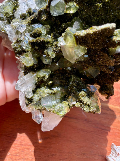 HIGH QUALITY EPIDOTE & QUARTZ