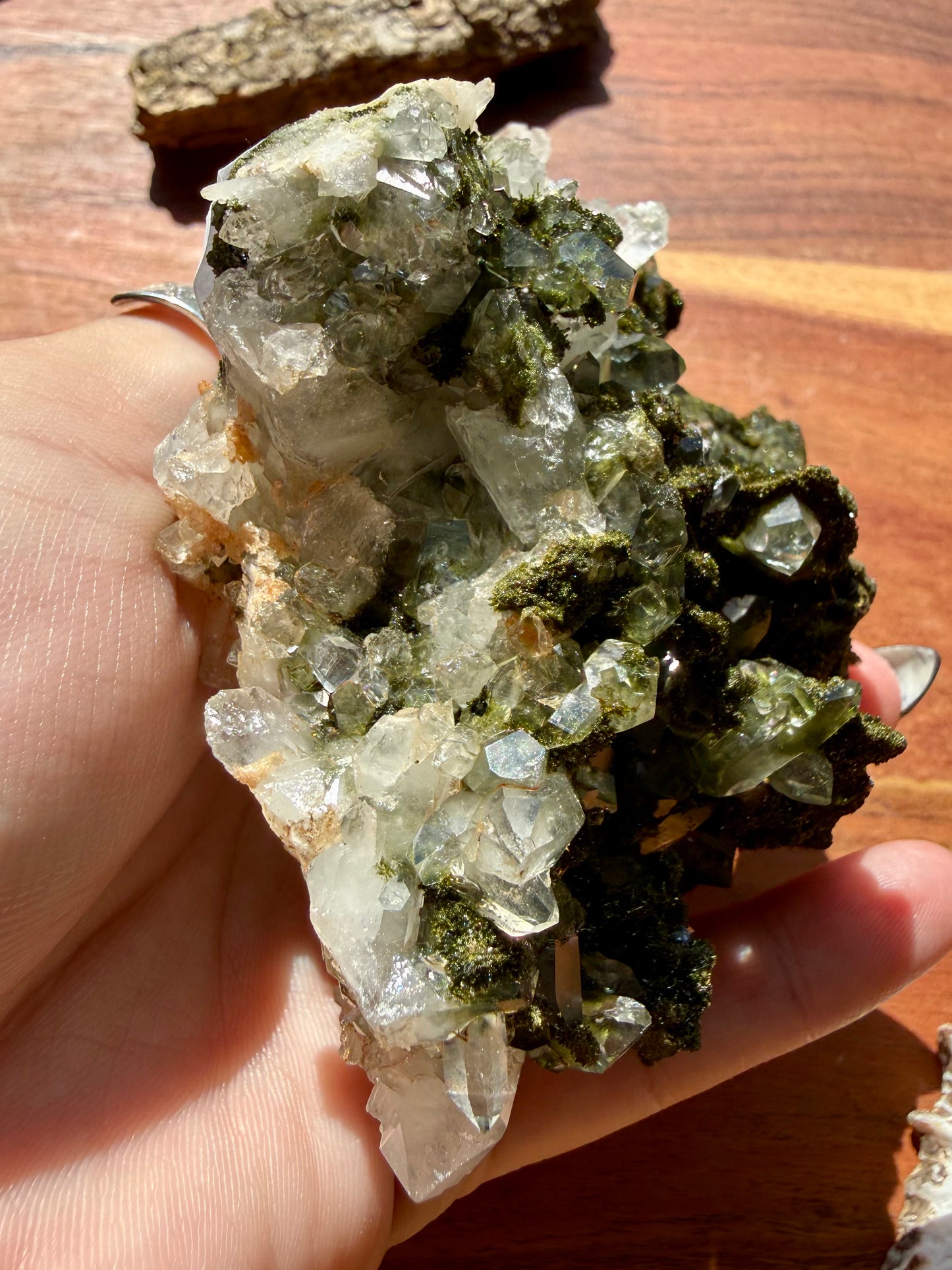 HIGH QUALITY EPIDOTE & QUARTZ