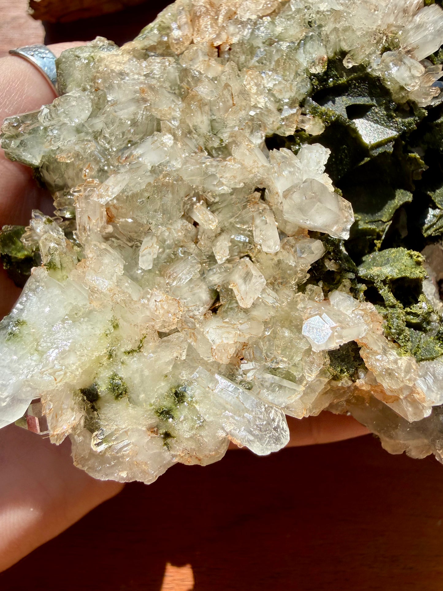 HIGH QUALITY EPIDOTE & QUARTZ