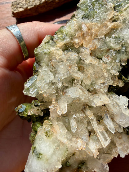 HIGH QUALITY EPIDOTE & QUARTZ