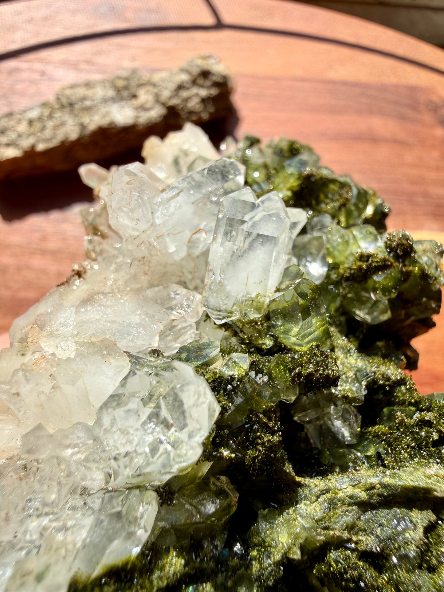 HIGH QUALITY EPIDOTE & QUARTZ