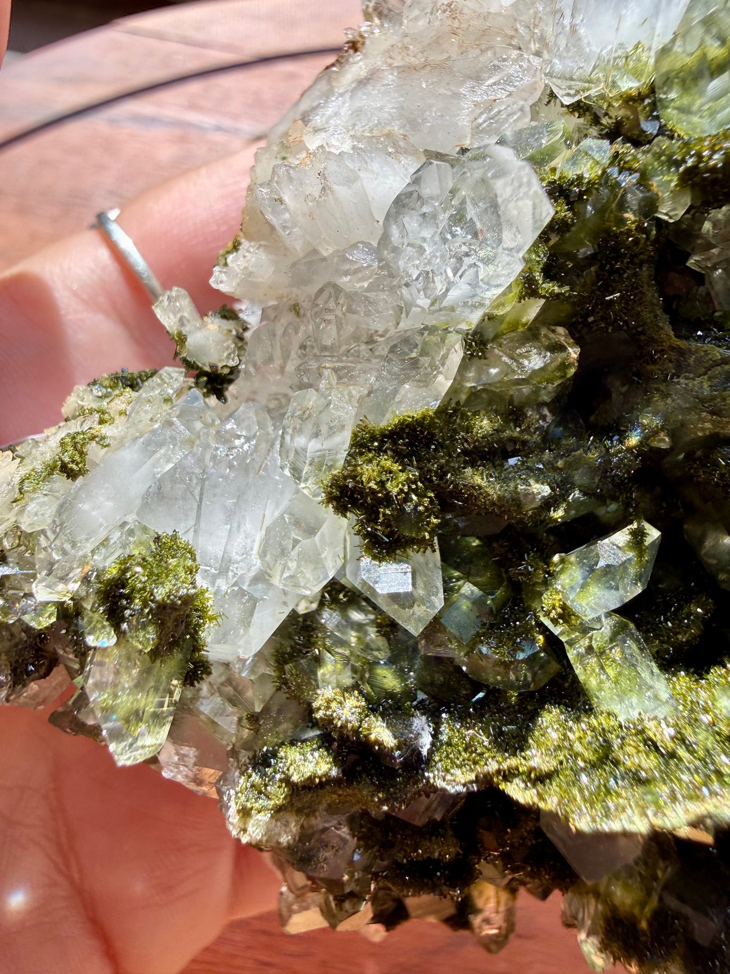HIGH QUALITY EPIDOTE & QUARTZ