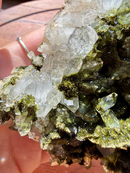 HIGH QUALITY EPIDOTE & QUARTZ