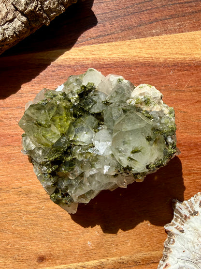 HIGH QUALITY EPIDOTE & QUARTZ