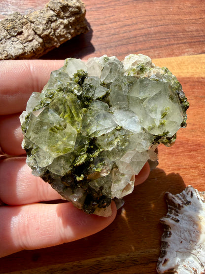 HIGH QUALITY EPIDOTE & QUARTZ