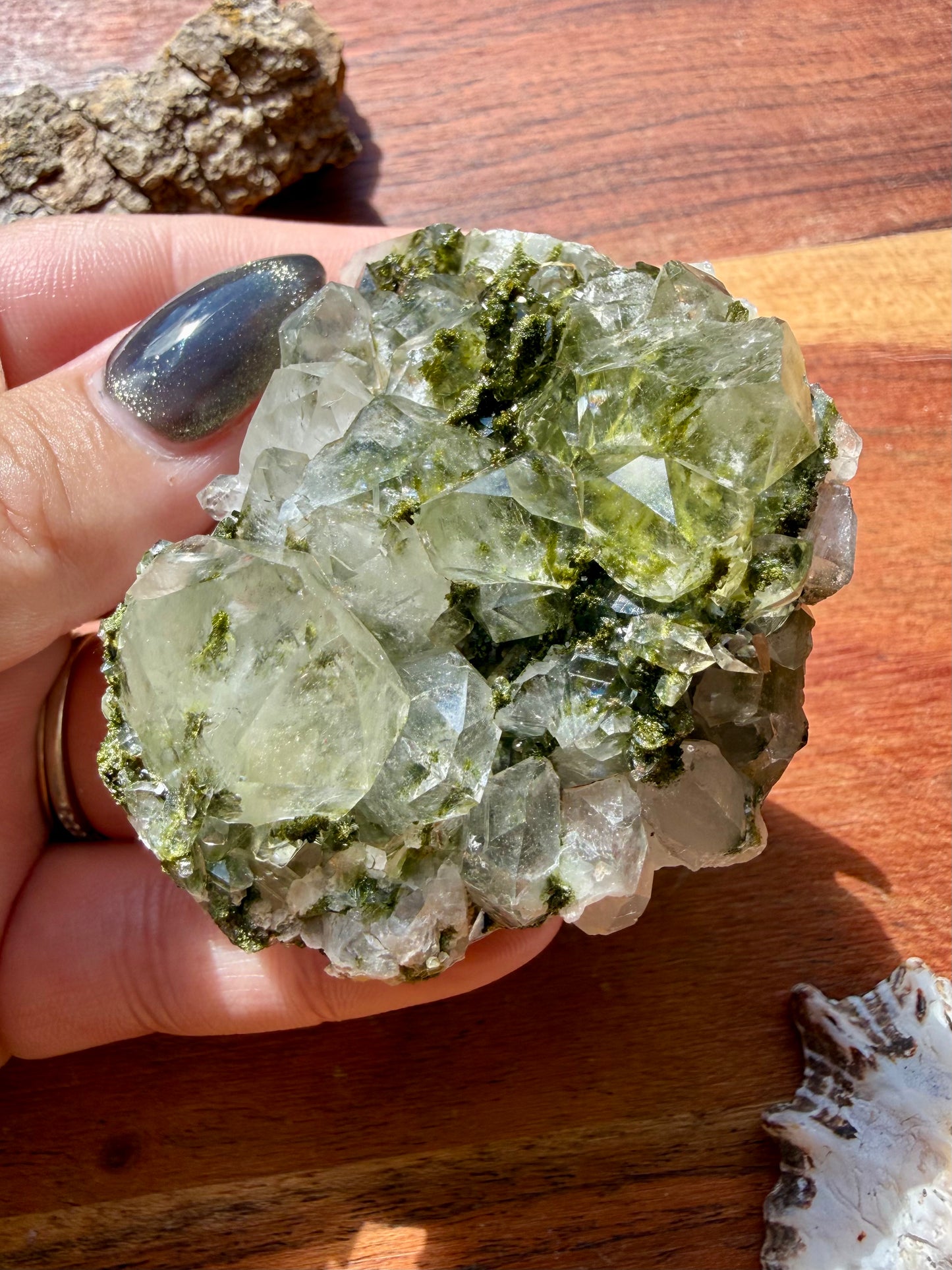 HIGH QUALITY EPIDOTE & QUARTZ