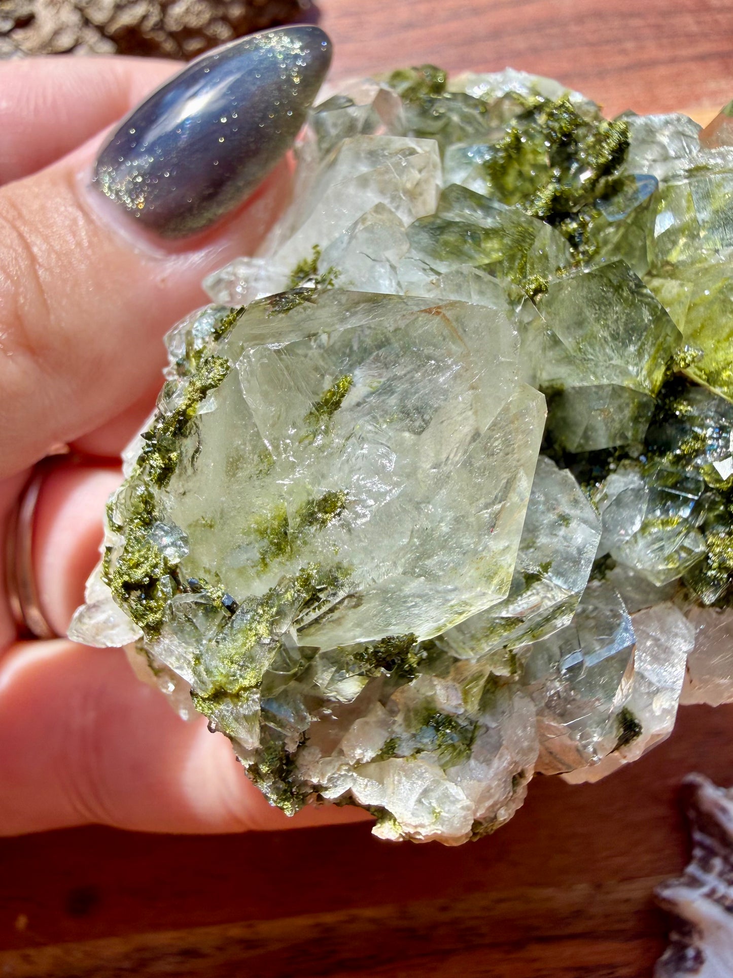 HIGH QUALITY EPIDOTE & QUARTZ