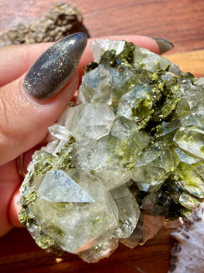 HIGH QUALITY EPIDOTE & QUARTZ