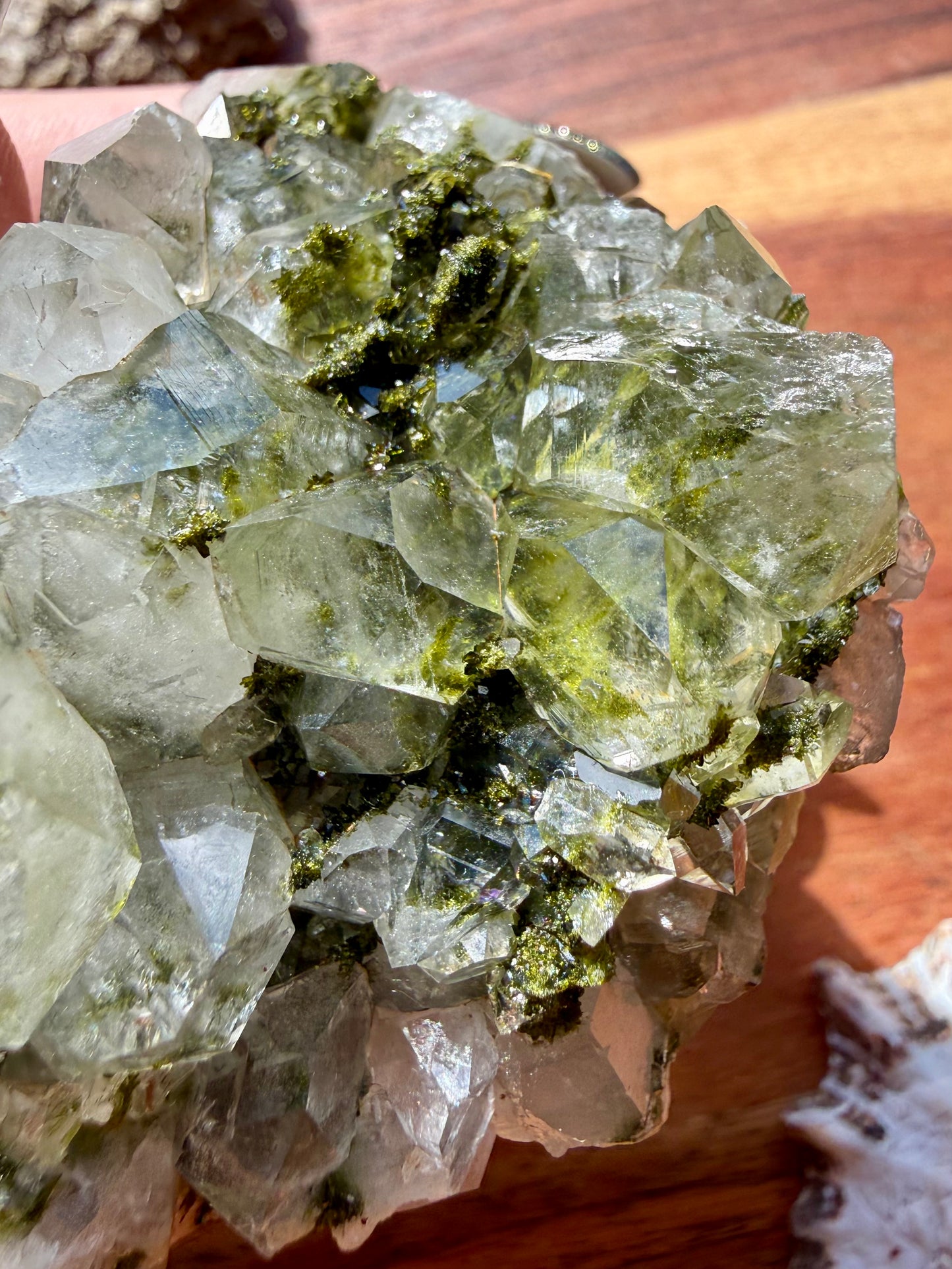 HIGH QUALITY EPIDOTE & QUARTZ