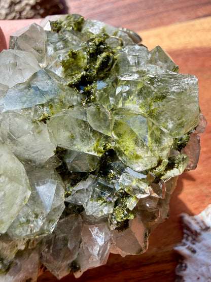 HIGH QUALITY EPIDOTE & QUARTZ