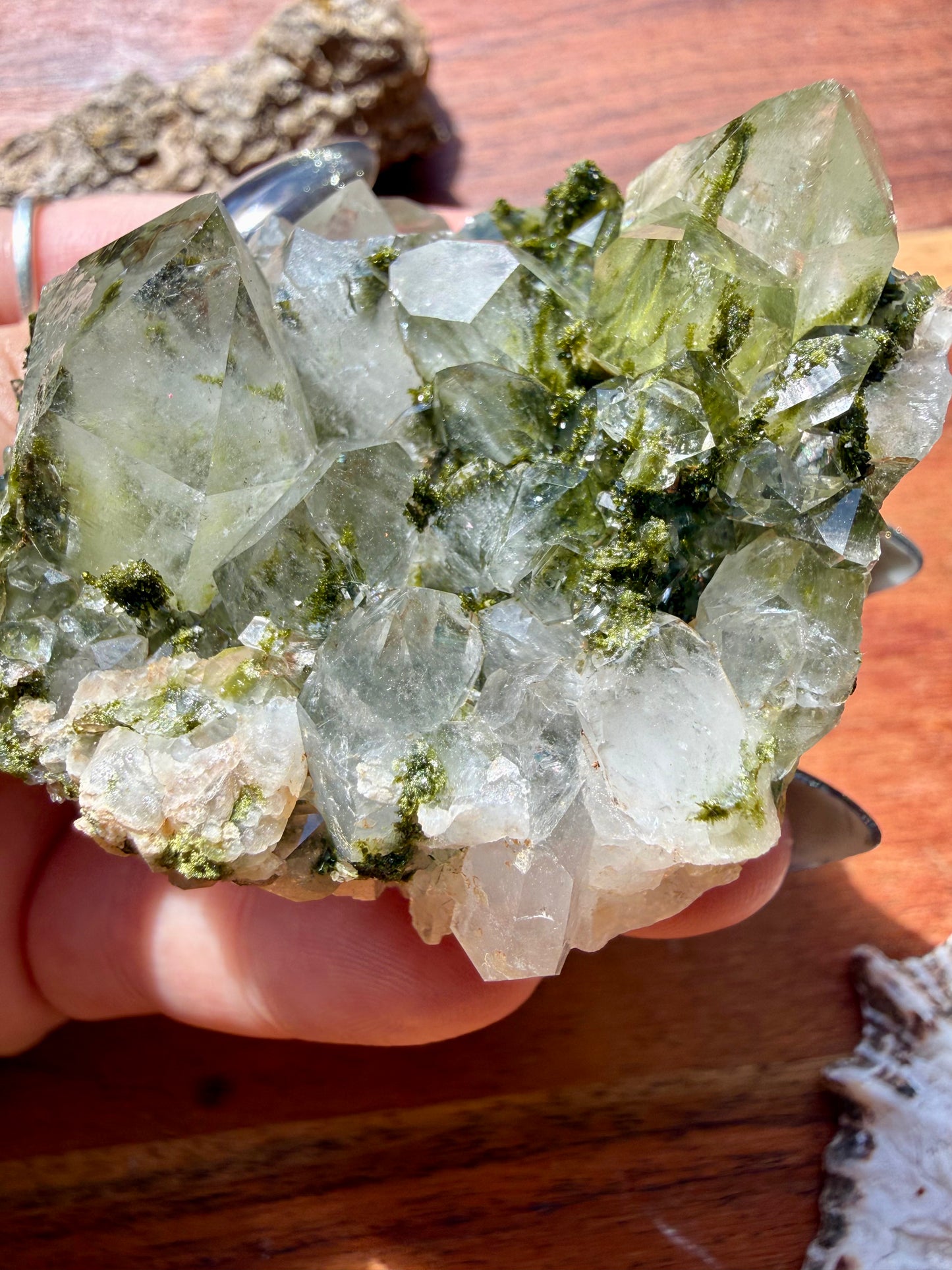 HIGH QUALITY EPIDOTE & QUARTZ