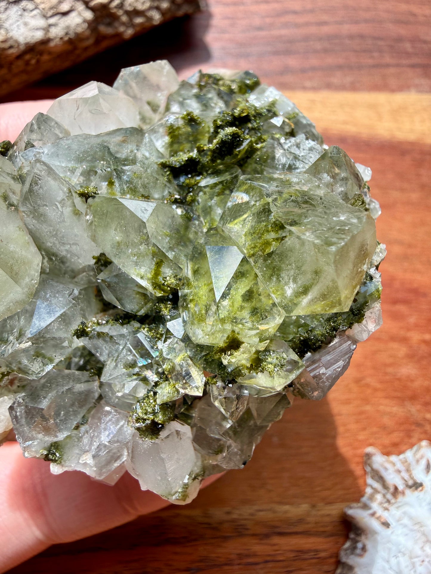 HIGH QUALITY EPIDOTE & QUARTZ