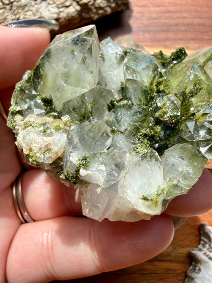 HIGH QUALITY EPIDOTE & QUARTZ