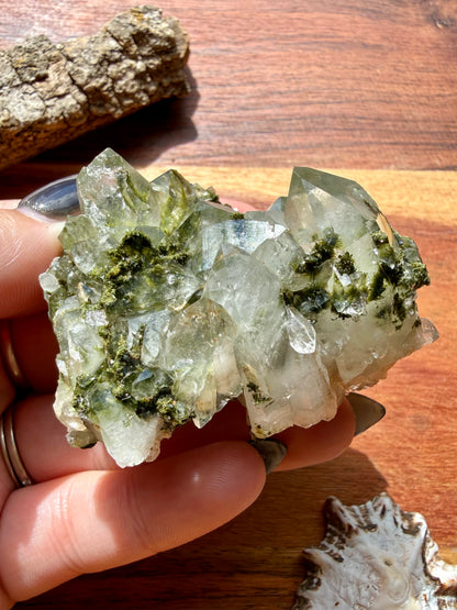 HIGH QUALITY EPIDOTE & QUARTZ