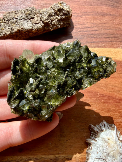 HIGH QUALITY EPIDOTE & QUARTZ