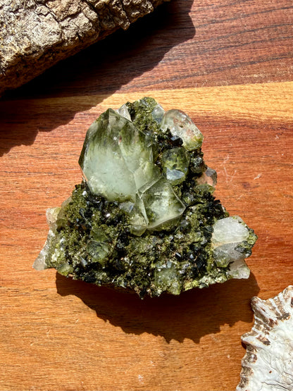 HIGH QUALITY EPIDOTE & QUARTZ
