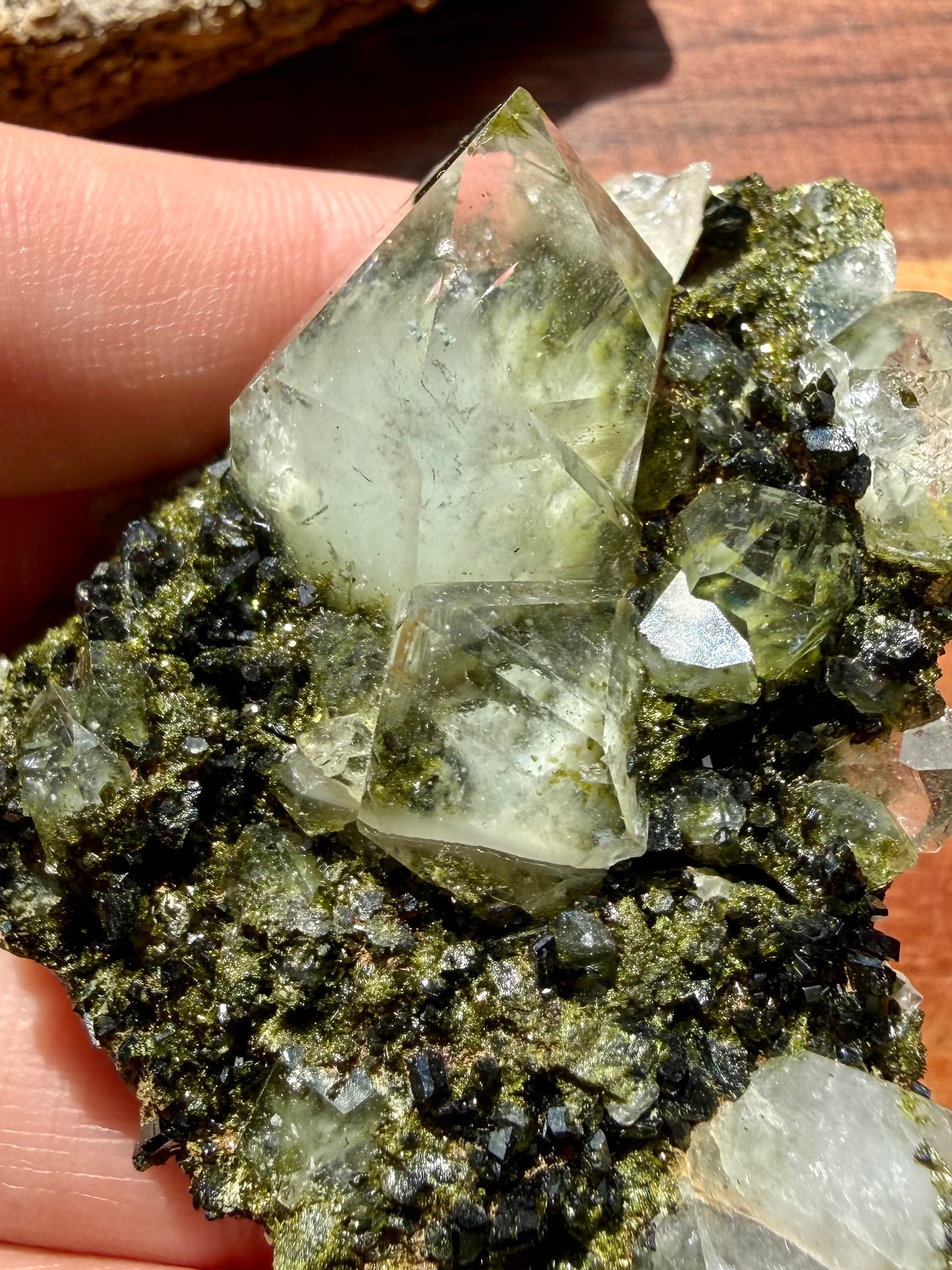 HIGH QUALITY EPIDOTE & QUARTZ