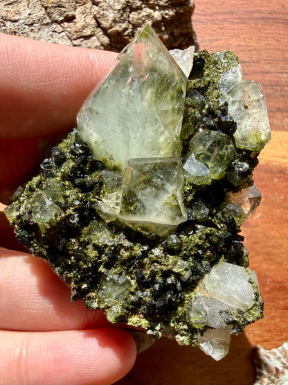 HIGH QUALITY EPIDOTE & QUARTZ