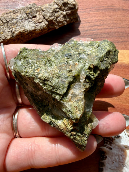 HIGH QUALITY EPIDOTE & QUARTZ