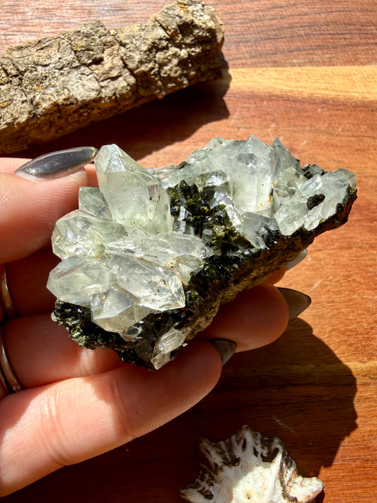 HIGH QUALITY EPIDOTE & QUARTZ