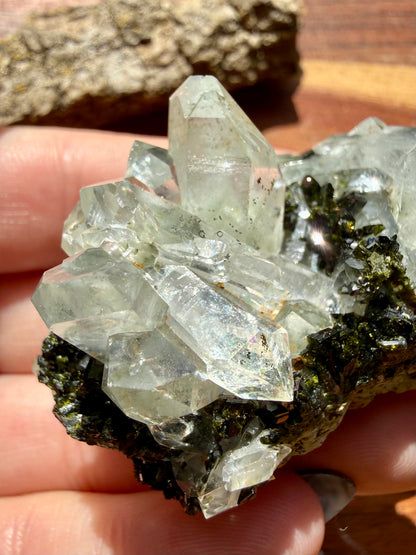 HIGH QUALITY EPIDOTE & QUARTZ