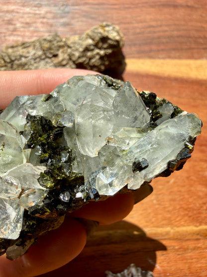 HIGH QUALITY EPIDOTE & QUARTZ
