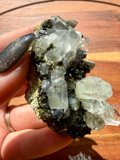 HIGH QUALITY EPIDOTE & QUARTZ