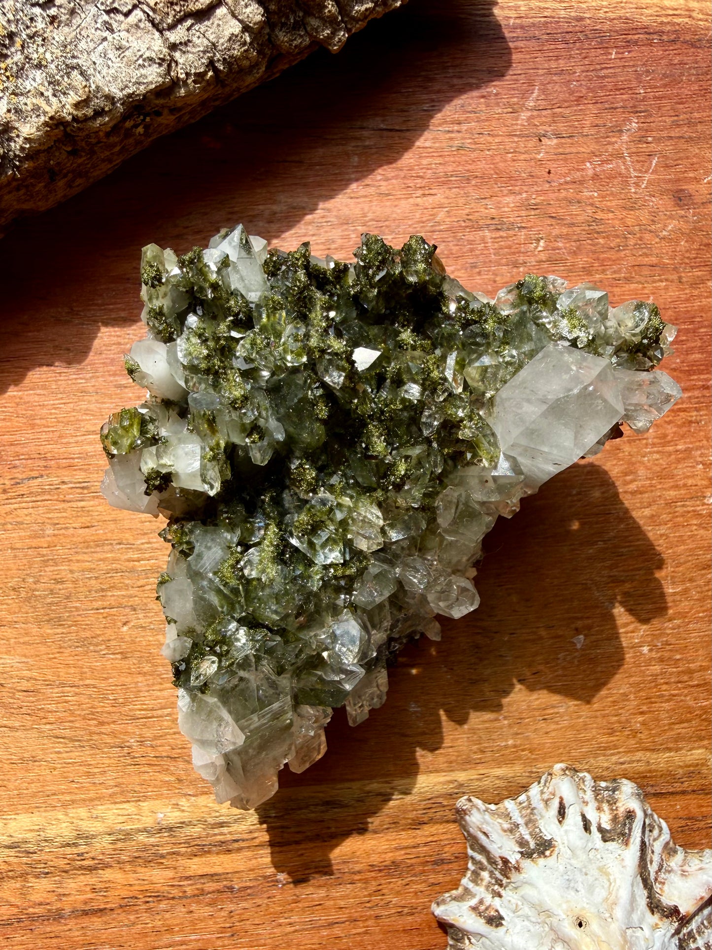 HIGH QUALITY EPIDOTE & QUARTZ