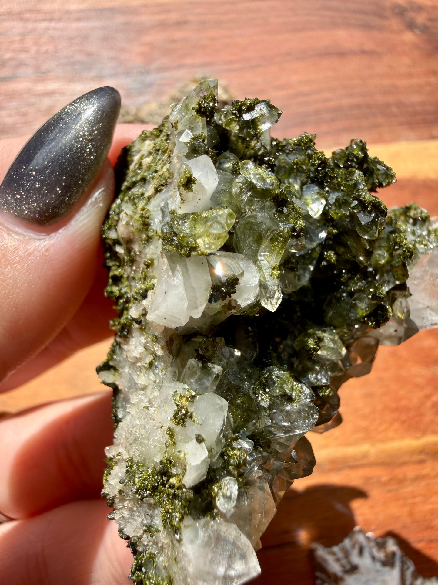 HIGH QUALITY EPIDOTE & QUARTZ