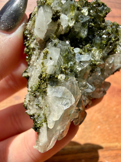 HIGH QUALITY EPIDOTE & QUARTZ