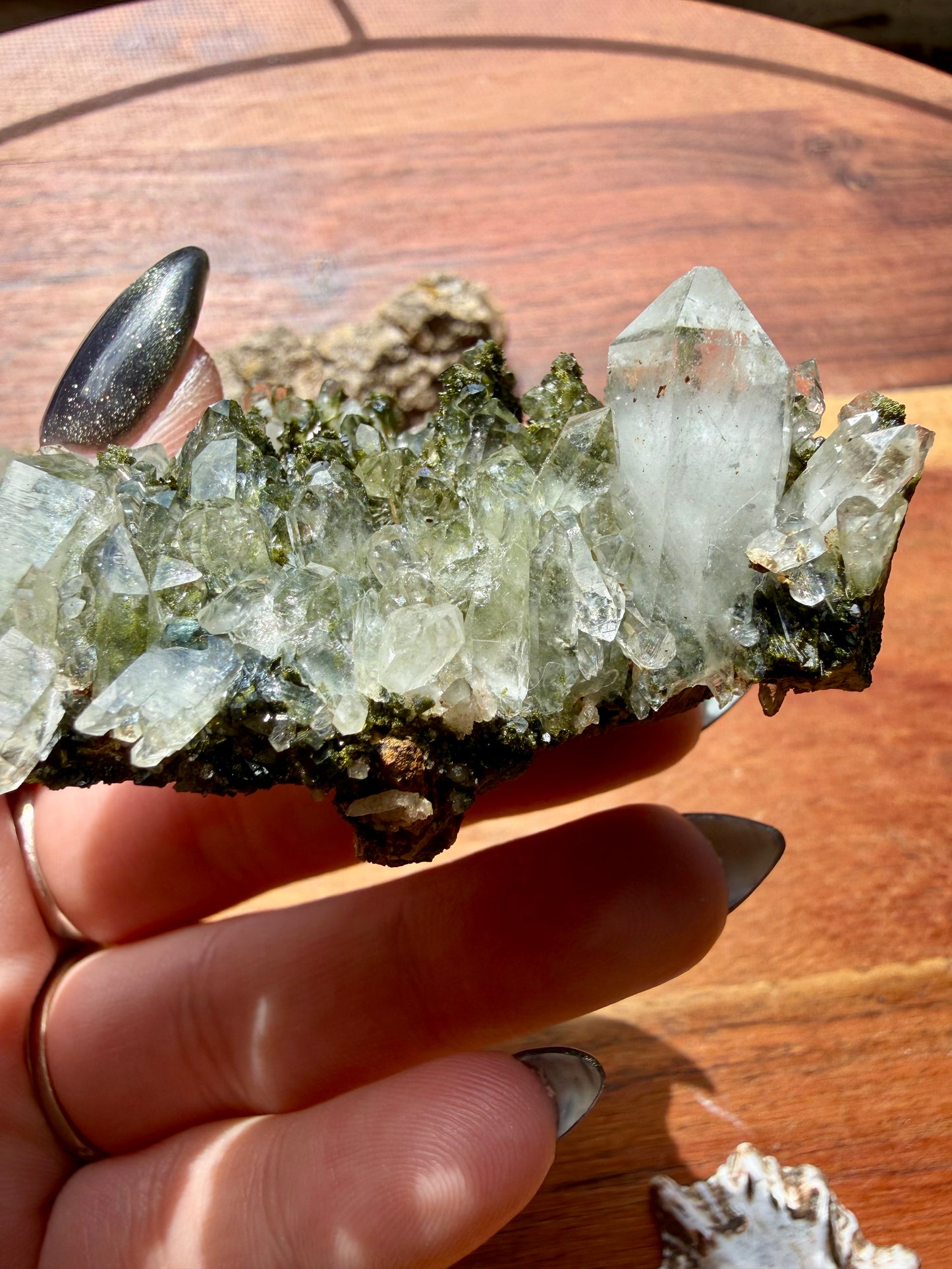 HIGH QUALITY EPIDOTE & QUARTZ