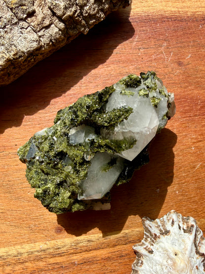 HIGH QUALITY EPIDOTE & QUARTZ