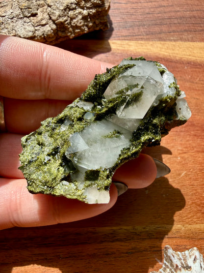 HIGH QUALITY EPIDOTE & QUARTZ